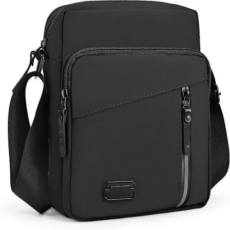 Skulderveske Herre Crossbody Veske med Justerbar Stropp Lett Vanntett Messenger Bag med Flere Lommer Cross Body Veske for Daglig Bruk