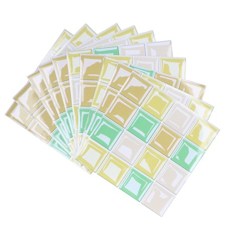 10-pack Vattentäta Självhäftande Mosaikplattor Klistermärken för Kök Golv Vägg