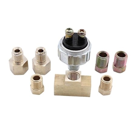 Hydraulisk bremselyskontakt In-Line bremselyskontaktsæt Passer til 3/16 1/4'' ledning
