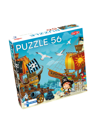 TACTIC Pussel Piratkapten på stranden 56 bitar Spel & Unisex Flerfärgad ONESIZE