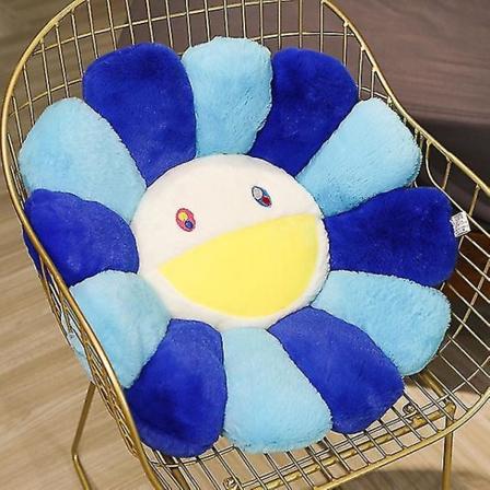 Söpö sateenkaarikukka Kawaii pehmo hymiö auringonkukka täytetty pehmolelu tuoli tyyny pidä tyyny koti sisustus Sunflower 2 60cm