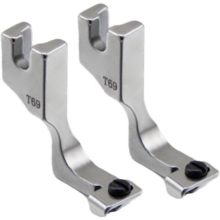 Säädettävä piilovetoketjupaininjalka ompelukoneen vetoketjutarvikkeille, piilovetoketjujalka