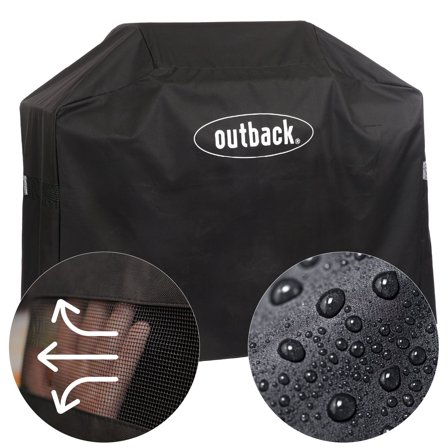 Outback Premium Vented Cover for 4 Burner Meteor / Jupiter / Apollo / Saturn BBQ - OUT371065