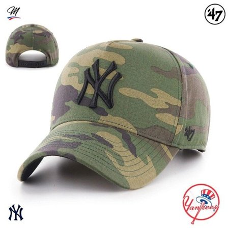 Keps - 47 Brand - New York Yankees - Justerbar - 100% bomull - Avslappnad