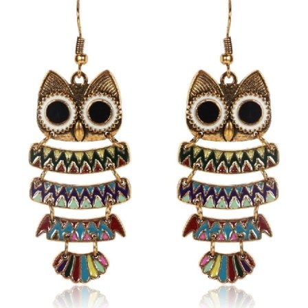 Heyone Uglefugl Dingle Øreringe