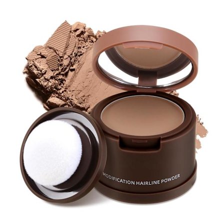 2025 Senaste Modell Root Touch Up Hårlinjepuder, Root Cover Up Hårskuggpuder, Vattentät Hårlinjefyllare Makeup för Tunnare Hår, C