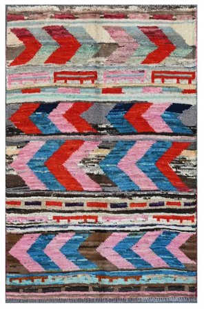 Moroccan Berber - Afghanistan 75X120 Mørk Grå/Svart Ull, Afghanistan