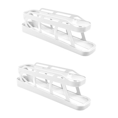 Æg Dispenser til Køleskab Rullebånd Æg Dispenser til Køleskab Automatisk Rullende Æg Opbevaringsbeholder