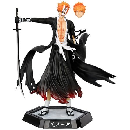 Bleach Kurosaki Ichigon animehahmo lelu keräiltävä mallipatsas lelut PVC-hahmot työpöydän koristeet fanien keräiltävä malli