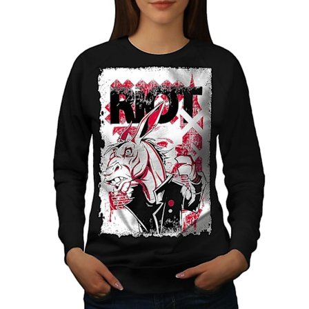 Uk Donkey Cool Women Blacksweatshirt