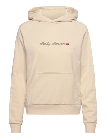 W Core Graphic Hoodie Cream Helly Hansen