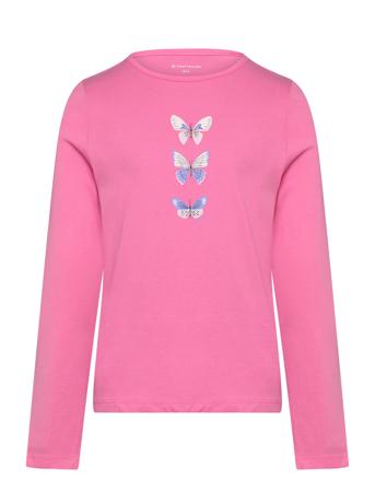 Printed Longsleeve Pink Tom Tailor