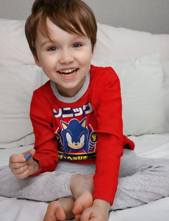 Sonic Pyjama - Red - 98
