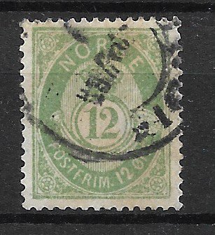 Norge 1882 - AFA 38 - Stemplet