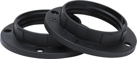 Gelia 107903269 Skjermring for E14-sokkel, svart, Belysning