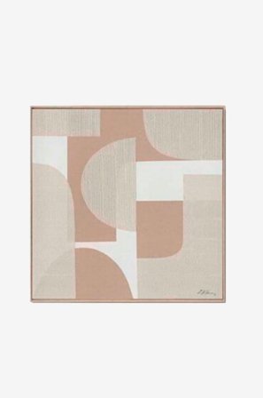Zelected by Houze - Inramad CanvasSymbolic Emotions - Beige - Tavlor - Från Homeroom