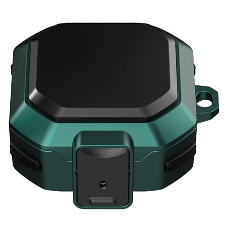 Samsung Galaxy Buds2 / Live / Pro cool design skyddsfodral med spänne - Grön / Svart