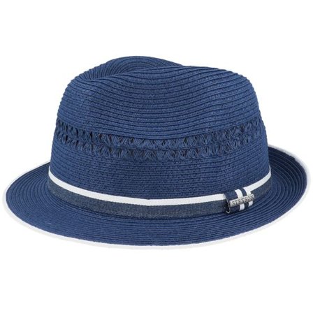 Stetson - Blå trilby Hatt - Toyo Blue Trilby @ Hatstore