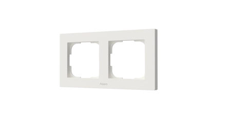Aqara Switch Frame H2 EU (2-gang) White
