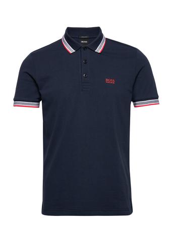 Paddy Polos Short-sleeved Blå BOSS