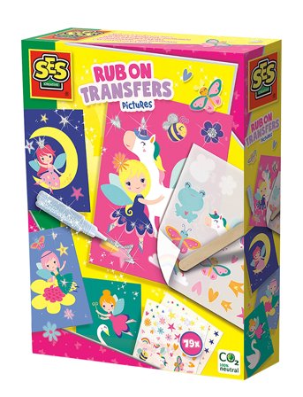 Rub On Transfers Pictures Toys Creativity Drawing & Crafts Craft Craft Sets Multi/patterned SES Creative