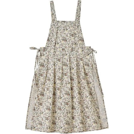 Förkläde Skyddskläder Arbetskläder Bomull Linne Enfärgad Bomull Män Kvinnor Städning Hushåll Knappjustering Söt