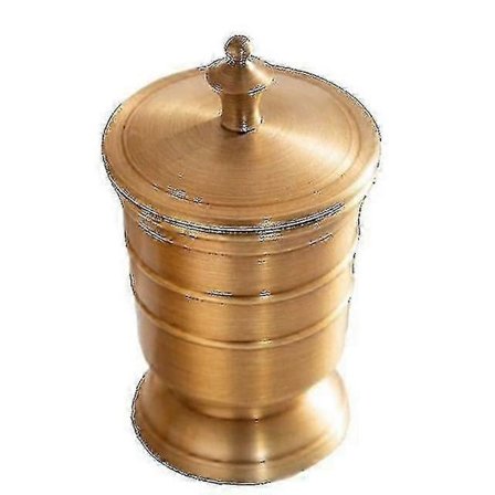 Badeværelsestilbehørssæt, sæbeskål, opbevaringsdåse, antik bronze HTP