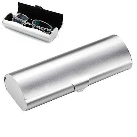 Aluminum Glasses Case - Hard Shell Eyeglass Holder for Myopia Glasses