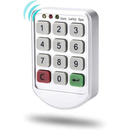 Elektrisk lås, lås for skapskap Digicode kodetastatur wit