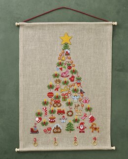Stickpackung Kalender Adventsbaum - Permin