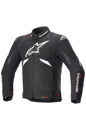 Motorradjacke Alpinestars T-GP R V3 Drystar Schwarz/Weiß XXL