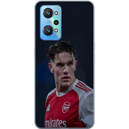 Yhteensopiva Puhelinkuori Realme GT Neo2 Pastellivärikkäät sateenkaaret, joissa on valkoiset tähdet ja pehmeä väriero taivaallisessa unelmahimmessä