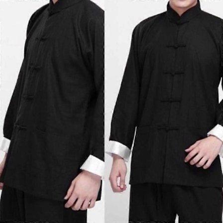 Kongfu Bruce Lee Fist of Fury Kung Fu Tøj Tai Chi Kampsportsdragt Wushu Tøj