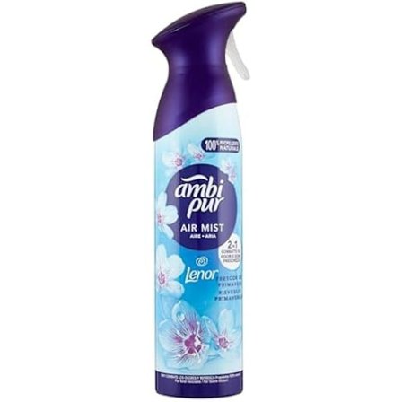 Spray d'Air - AMBI PUR - Friskhed Pr 185Ml - Multifarvet - Frisk Duft - Ideel til Hjemmet
