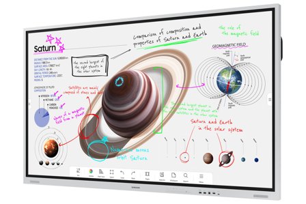 Samsung Flip Pro WM85B WMB Series - 85" LED-bakgrunnsbelyst LCD-skjerm - 4K - for digital skilting / interaktiv kommunikasjon