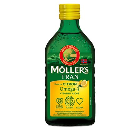 Möllers Fiskleverolja Citron 250 ml