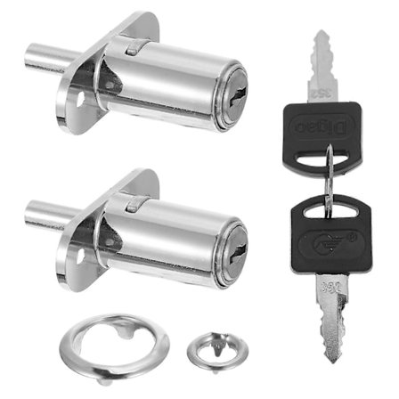 2st Tryckkolvlås Lådlås Skjutdörr Skrivbord Garderob Möbelskåp