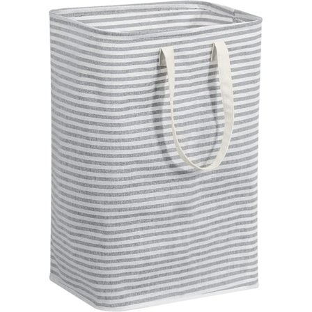 Skittentøykurv 72L Foldbar Vanntett Stoff med Stor Kapasitet Grå, 40x30x60cm-
