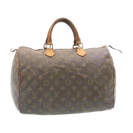Louis Vuitton Vintage, Pre-owned Speedy 35 Monogram Handbag Bruin, Dames, Maat:ONE Size