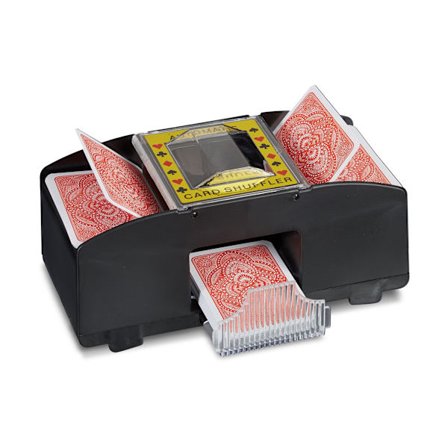 Dobbeltbrugsmodeller med USB og batteridrevet spil, kortskramblemaskine