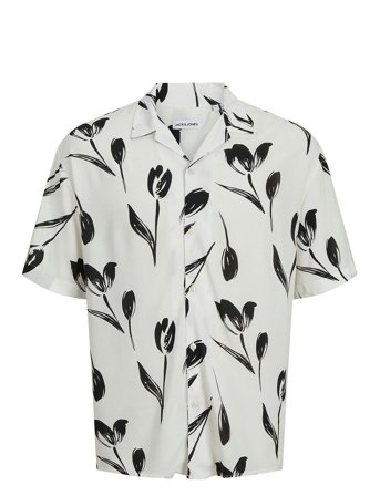 Jjejeff Charge Resort Shirt Ss Sn White Jack & J S