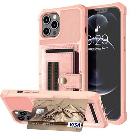 Smidigt Skal med Kortfack - iPhone 12 Pro Max