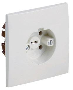 ABL 2408026 Vägguttag Perilex, infällt, Strömbrytare & vägguttag