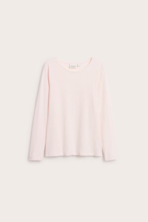 Kappahl | Enkel topp med lange ermer Lyserosa XL | Lyserosa