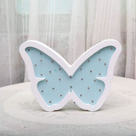Butterfly Light, Children's Night Light, Bedroom/living Room Mood Light Wall Decoration, (blue)