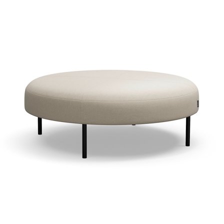 Hocker, VARIETY, Ø 1200mm, Stoff Pod CS, sand