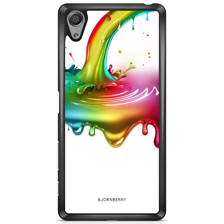 Bjornberry Skal Sony Xperia XA1 - Regnbågs Splash
