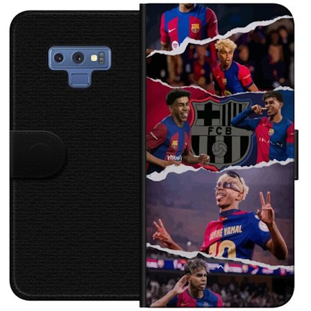 Kompatibelt Plånboksfodral till Samsung Samsung Galaxy Note9 Yamal Fotboll Spelare Barcelona