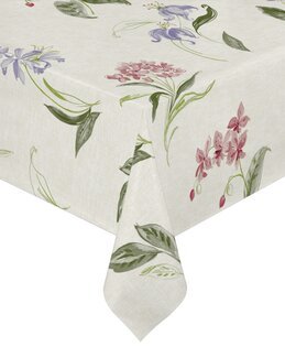 Voksdug Lilly blomster metervare Rosa