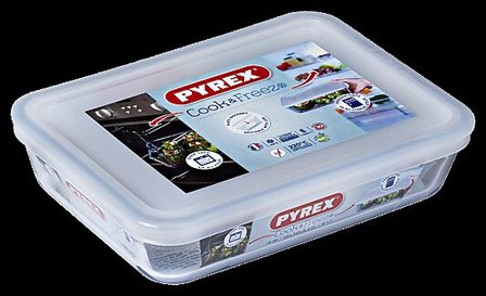 PYREX Ildfast Form med lokk Cook & Freez 0,8L